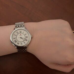 Serein Mid Stainless Diamond Dial Michelle Watch